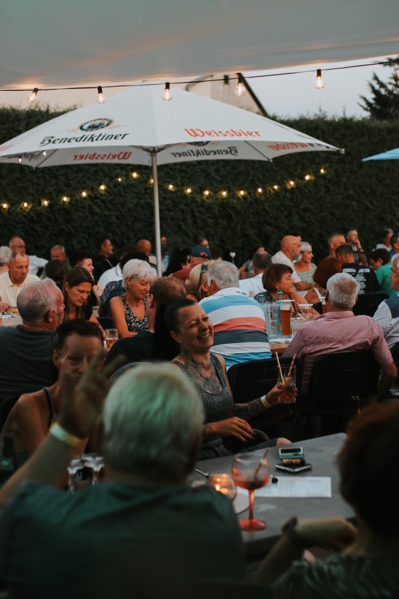 Biergarten Abend