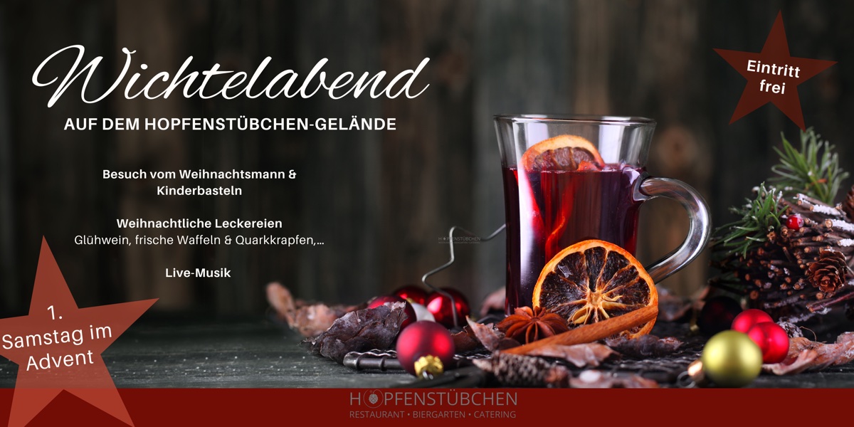 Wichtelabend auf dem Hopfenstübchen-Gelände &ndash; Plakat